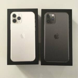 ★iPhone 11 Pro 256GB Apple 空箱のみ★2箱　空き箱　ホワイト・ブラック