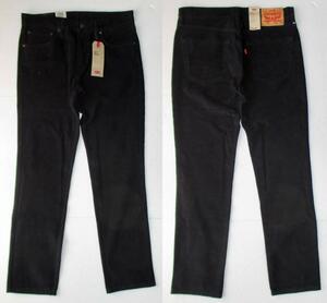 定価8000 新品 リーバイス 04511-3114 W27 L32 511 コーデュロイ ブラック ストレッチ LEVIS ☆