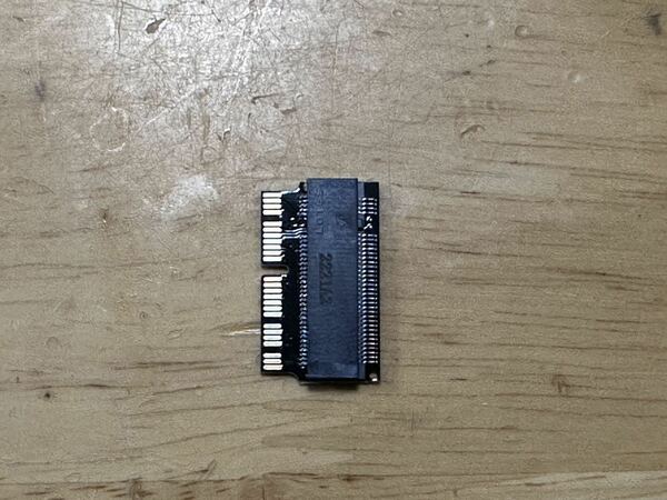 Macbook Pro 2013-2015 Air 2013 2014 2015 2016 2017 SSD 換装 交換 用 アダプタ M2 PCIe Gen3 x4 NVMe 2280 Apple マックブック