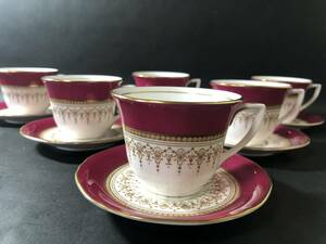  west Western-style tableware ROYAL WORCESTER REGWNCY Royal Worcester Lee jensi- cup & saucer 6 customer set West miscellaneous goods 