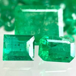 ［天然エメラルドおまとめ］ N 20ct 裸石 宝石 emerald ベリル jewelry ジュエリー beryl DD5 ①