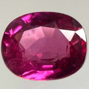 ［天然ルビー0.552ct］N 約5.2×4.2mmソーティング付 ルース 裸石 コランダム 宝石 ジュエリー jewerly corundum RUBY 