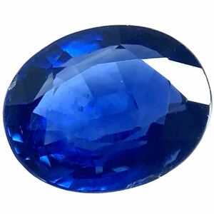 ［天然サファイア0.540ct］N ◎ 5.1×4.0mmソーティング付 ルース 裸石 ジュエリー jewerly SAPPHIRE コランダム corundum 蒼玉 テEA0