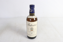 【ト足】 未開栓 BALLANTINE'S 21年 バランタイン スコッチ ウイスキー CE430CAA1N_画像2