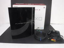 PS3/プレイステーション3クリアブラック（HDD80GB）動作品_画像2