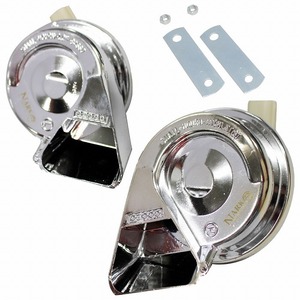 Daihatsu Exclusive Coupler Design Lexus Sound Horn Treble Bass 110 дБ 2 шт. Набор 12V Tanto Mira Taft Move Хромированное покрытие