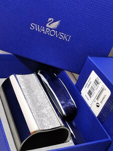 1円スタート【美品/保管品】SWAROVSKI　スワロフスキー Ambiray ホルダー 1096439　ペン立て　ペーパーウェイト　インテリア