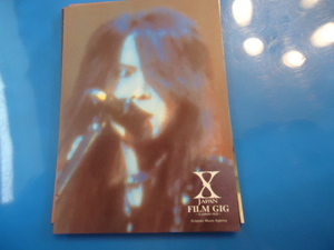 X JAPAN FILM GIG 　ヒース　トレカ カード hide YOSHIKI Toshl TAIJI xjapan PATA HEATH 