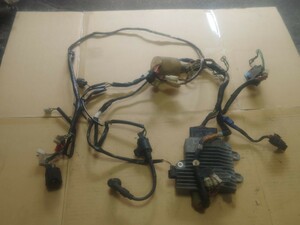 A-269 af55 AF55 HONDA ホンダ スクーピー scoopy キャブ車 　メインハーネス　レギュレーター　ECU 