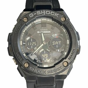 【中古品】 CASIO カシオ G-SHOCK ブラック GST-W100G タフソーラー 電波時計 アナデジ メンズ腕時計 箱あり hiL3300RO