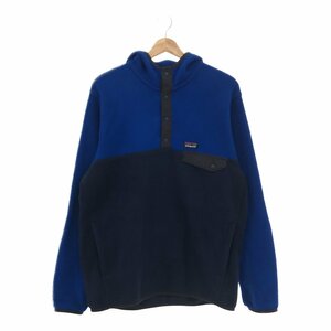 ◆中古品◆パタゴニア patagonia シンチラフリース フード Mサイズ メンズ ブルー系 フリースジャケット ポリエステル アウター Q49828NSD