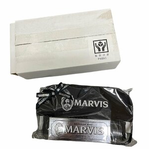 【未使用品】 MARVIS マービス トラベル・セット Black 日本限定 ホワイトミント トゥースブラシ A50603RF