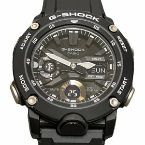 【中古品】CASIO G-SHOCK カシオ ジーショック GA-2000S-1AJF メンズ腕時計 アナデジ ブラック 箱あり L52293RE