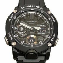 【中古品】CASIO G-SHOCK カシオ ジーショック GA-2000S-1AJF メンズ腕時計 アナデジ ブラック 箱あり L52293RE_画像1