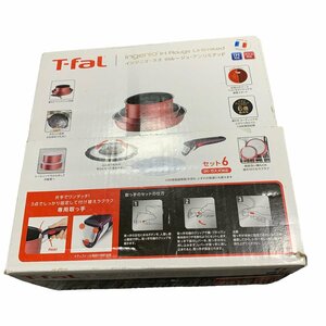 ◆未使用品◆ T-fal ティファール 鍋 フライパンセット 6点セット インジニオ・ネオ IHルージュ・アンリミテッド レッド J53019NJ