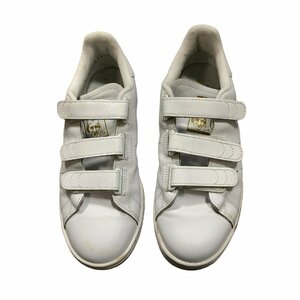 ◆中古品◆ adidas アディダス スタンスミス ベルクロ ベルト テープ 白 金 S75188 26.5cm スニーカー 靴 本体のみ J53610NC