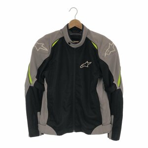 ◆中古品◆ アルパインスターズ alpinestars ライダース 黒・グレー Mサイズ バイク用品 メンズ バイクジャケット Q51563NSD