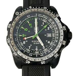 【中古品】 LUMINOX ルミノックス 8830 ブラック クオーツ デイト メンズ腕時計 箱無 本体のみ hiL2116RO