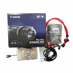 【中古品】Canon キャノン SX620HS ホワイト コンパクトデジタルカメラ デジカメ 動作確認済 箱あり hiL1245RO
