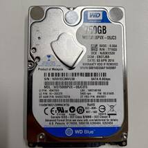 S448【内蔵2.5inchHDD・正常・780時間】WDC WD7500BPVX 750GB SATA【中古】_画像1