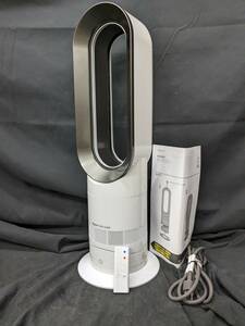 ［SKh-P55］美品！動作OK! dyson hot＋cool ダイソン ホット+クール ～8畳 AM09WN ホワイト ファンヒーター 19年製