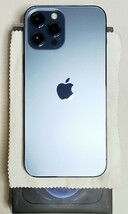 【超美品 付属品未使用　即日発送】アップル apple iPhone 12 Pro Max 128GB パシフィックブルー SIMフリー_画像2