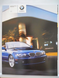 BMW　3シリーズ　コンバーチブル 2004年USA版カタログ