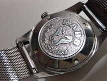 【動作品】 RADO ラドー Golden Horse ゴールデンホース Ref.11675/1 赤文字カレンダー 手巻き SS デイト メンズ 腕時計 【A331】_画像5