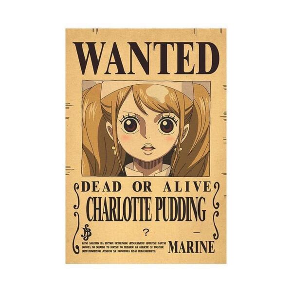 ONEPIECE ワンピース 手配書 ポスター シャーロット・プリン