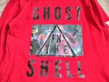 美品 イベント限定 攻殻機動隊 GHOST IN THE SHELL プリント 長袖 Tシャツ カットソー ロンT L レッド 赤 アニメ ◇11_画像5