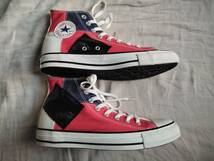 美品 CONVERSE コンバース ALL STAR REPAIR-BLOCK HI 1B133 リペア ブロック スニーカー 27.5 マルチカラー ★11_画像3