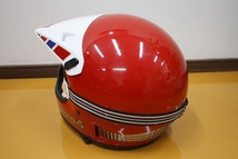 BELL MOTO4 ビンテージヘルメット　内装赤チェック柄 Viking バイキング ビンテージ ゴーグル付 　 横浜市泉区_画像6
