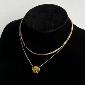 Multiway tie necklace gold No.1100
