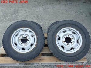 2UPJ-93889025]NV350 キャラバン バン(VR2E26)タイヤ　ホイール　4本セット 195/80R15 中古