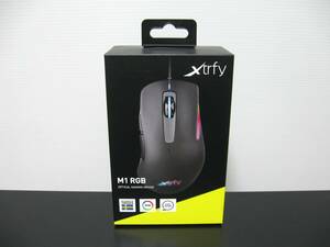 ◆送料無料◆展示品◆エクストリファイ◆Xtrfy M1 RGB 右手用 エルゴノミック ゲーミングマウス（有線）◆#701147◆即決◆