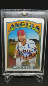 albert pujols 直筆サインカード topps auto mlb heritage プホルス　ヘリテージ