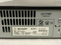 【動作OK】SHARP 4B-C20DW3 ブルーレイレコーダー リモコン HDMIコード '21年製 21_画像9