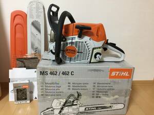 ①新品 未使用品 STIHL スチール MS462 中大型 エンジンチェンソー 72.0CC 25インチセット 送料無料