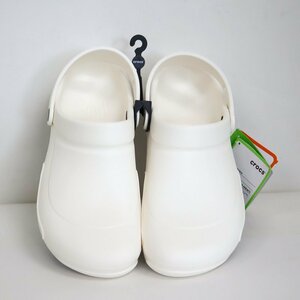 【crocs/クロックス】bistro ビストロ サンダル 27cm ホワイト 10075-100-M9W11 未使用/is0125