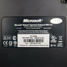 【Microsoft/マイクロソフト】ナチュラルエルゴノミックキーボード4000 KU-0462 ブラック 動作品/ts0094_画像5