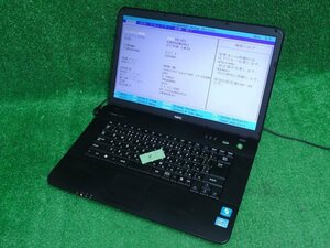 [3181] NEC PC-VJ22LRNTHTLD VJ22LR-D Core i3 2330M 2.20GHz HDD無 メモリ4GB 液晶15.6インチ DVDマルチドライブ BIOS OK ジャンク