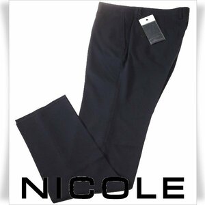 新品1円～★ニコル セレクション NICOLE selection メンズ TRABEST シャンブレーツイル スラックスパンツ 46 Mノータック ◆3156◆