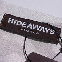 新品1円～★HIDEAWAYS NICOLE ハイダウェイ ニコル メンズ 長袖 迷彩柄長袖カットソー 46 M ベージュ 本物 ◆3415◆_画像10