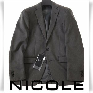 新品1円～★ニコル セレクション NICOLE selection メンズ 秋冬 TRABEST シャンブレーツイル ジャケット 50 XL グレー ◆3770◆