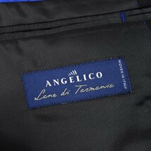 新品1円～★定価7.5万 Black On TETE HOMME テットオム イタリア生地 ANGELICO アンジェリコ ウール毛100％ ブラックスーツ 96Y7◆4661◆_画像8