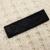 新品1円～★定価3.9万 BLACK LABEL ブラックレーベル クレストブリッジ メンズ ケーブルショールカラーカーディガン L ウール毛 ◆5105◆_画像8