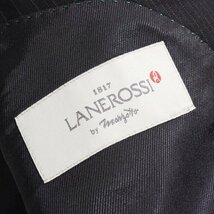 新品1円～★定価7.5万 Black On TETE HOMME テットオム 伊生地 LANEROSSI ラネロッシ マルゾット 秋冬 ウール毛 スーツ 106BB8 黒◆5401◆_画像8