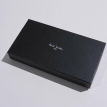 新品1円～★ポールスミス Paul Smith 箱付き 牛革 レザー ラウンドファスナー長財布 ロングウォレット カットアウト ピンク◆5469◆_画像2