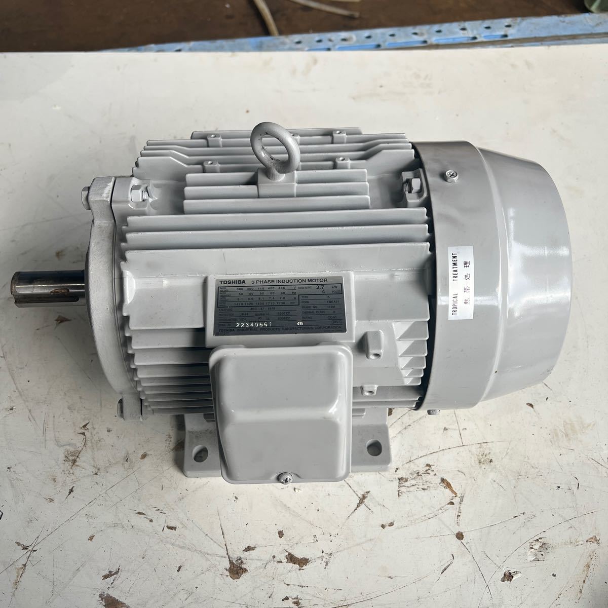 東芝モーター 3.7Kw No92033666 -
