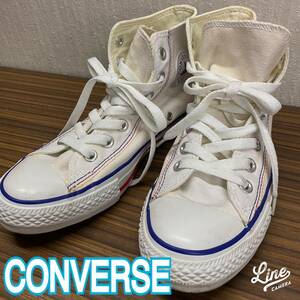 靴 ◆ CONVERSE ◆ スニーカー バスケットシューズ　４ 1/2 約２３．５㎝ 白 ◆ コンバース ◆ レディース シューズ